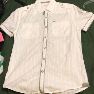 Guess short sleeve button down shirt